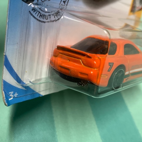 ERROR CAR 95 Mazda RX-7 orange Hot Wheels - Picture 9 of 11